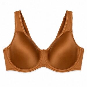 Wacoal 40D T Shirt Bra Brown Underwire Full Coverage Smooth Cups
